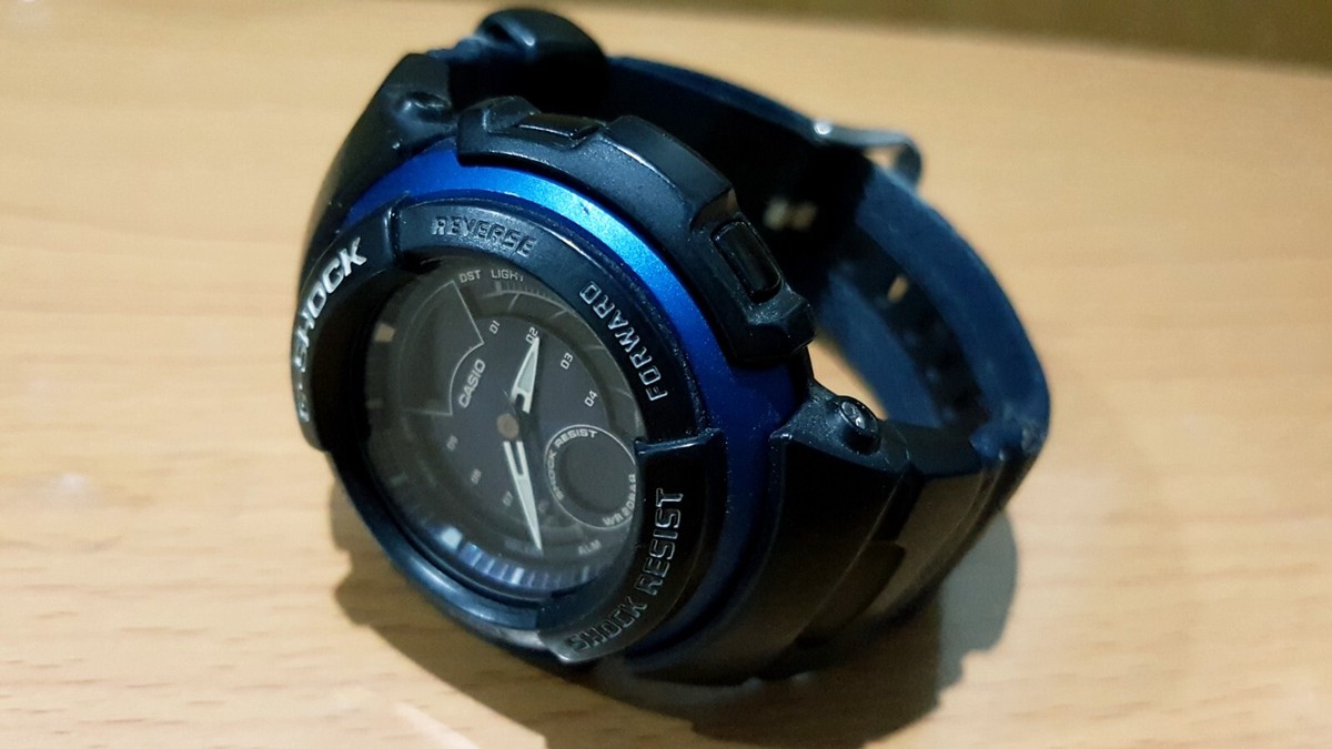 Vintage G-Shock G-315RL Midnight-Blue Racing Chrono Dual