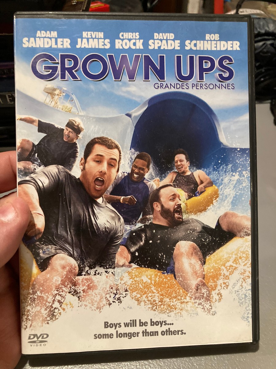 Grown Ups DVD ADAM SANDLER CHRIS ROCK DAVID SPADE KEVIN JAMES FUNNY MOVIE