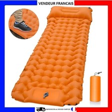 Matelas Gonflable Camping Trekking Plein Air Tapis Ultraléger Pompe Intégrée TPU