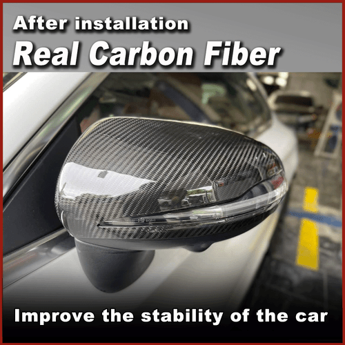 2x Carbon Spiegelkappen Außenspiegel für Mercedes Benz C/S Klasse W205 W222 W213 - Bild 3 von 11