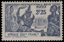 FRENCH EQUATORIAL AFRICA 78 - New York Wolrd's Fair  (pb97433)