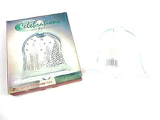 Crystal Clear Industries Celebrations Warm Wishes 7 3/4" Bell Of Christmas Plate