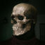 thumbnail 6 - Halloween Full Head Skull Mask Helmet With Movable Jaw Party Latex Prop Headgear