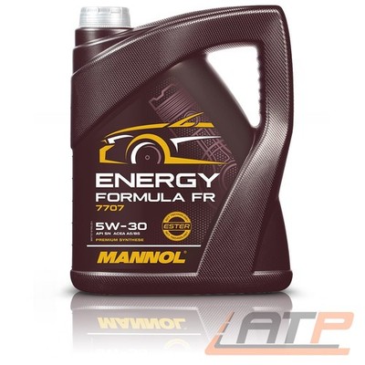 5 L LITER MANNOL 7707 ENERGY FORMULA FR 5W-30 MOTOR-ÖL MOTOREN-ÖL 31858072