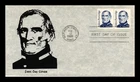DR JIM STAMPS US COVER ALDEN PARTRIDGE GREAT AMERICANS FDC ALEXANDER HAND MADE