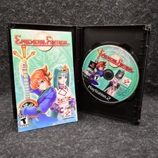 NO CASE ART Ephemeral Fantasia PS2 PlayStation 2 MANUAL & CASE
