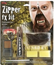 Werewolf Zipper FX Kit Halloween Make up (Brand new & Sealed Funworld)