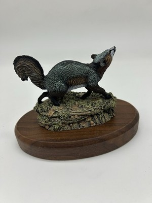 The Hamilton Collection Audubon Bronze By Deaton  Eastern Fox Figurine 2A