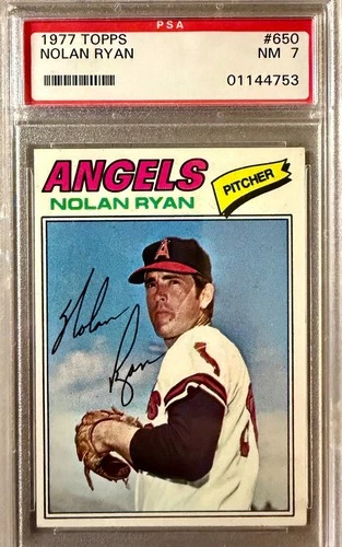 1977 Topps Nolan Ryan #650 PSA 7