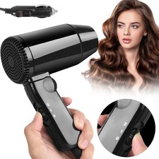 Auto Haartrockner Mini Reisefön 12V Camping Föhn Auto Fenster Defroster Fön 210W