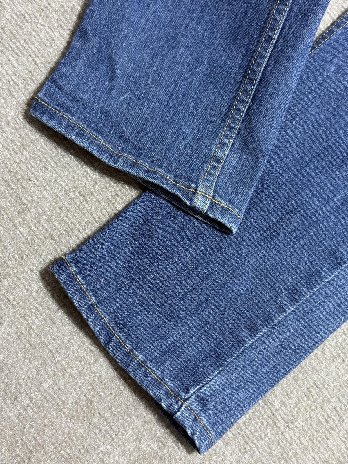 Levis 511 Jeans Boys 14 Regular Blue Slim Fit Distressed Knee Denim Pants 27x29 thumbnail 3