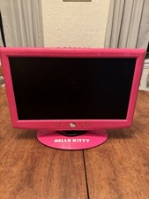 RARE Vintage Sanrio Hello Kitty Pink 19 TV/Mo...