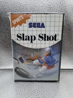 Slap Shot Sega Master System mit Handbuch selten Blue Label Retro 1990 #1321