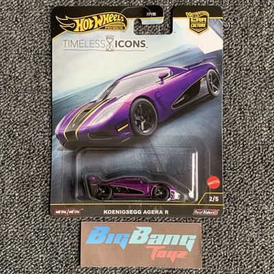 Hot Wheels Premium Koenigsegg Agera R Purple Timeless Icons 2025