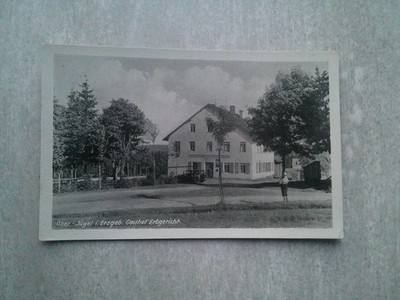 AK Oberjugel Erzgebirge Gasthof ERBGERICHT Auto PKW Johanngeorgenstadt LANDGRAF