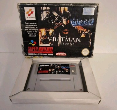 Batman Returns für das SNES / Super Nintendo komplett getestet - Originalverpackt