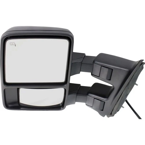 Tow Mirror For 2010 2012 Ford F-450 Super Duty Left Side Power Fold Heated Glass
