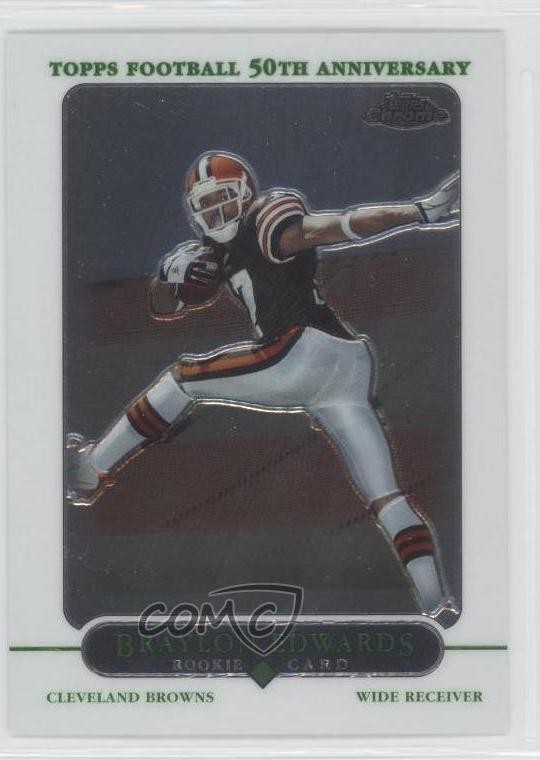 2005 Topps Chrome Braylon Edwards #174 9b4