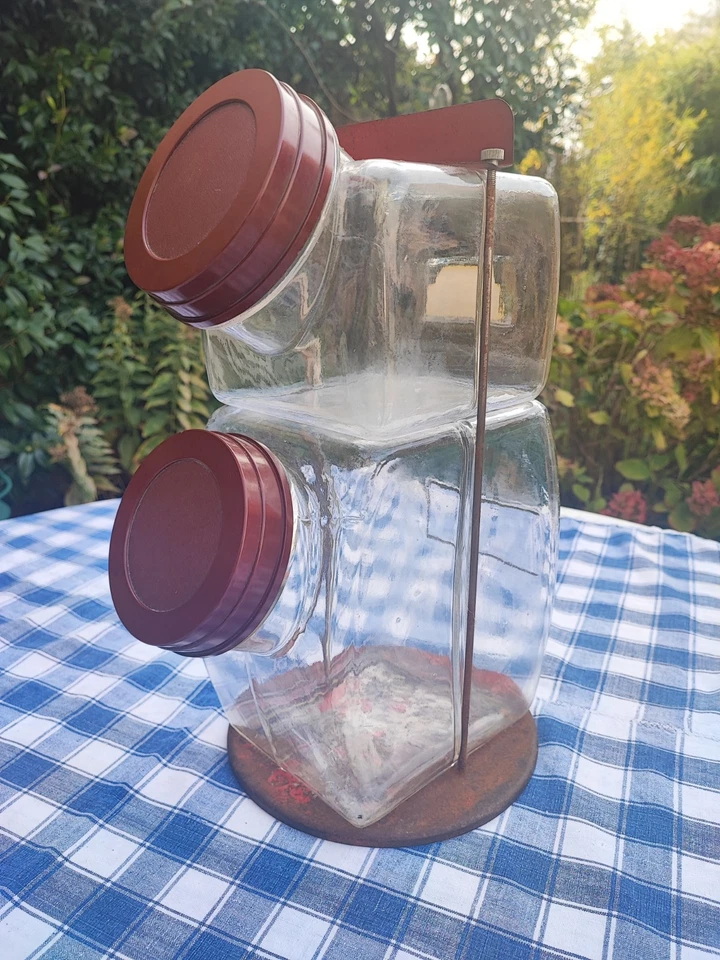 Rare Distributeur Publicitaire Royal, Bocal Bonbons/ Sucette , Épicerie Ancienne - Photo 2/4