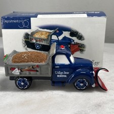 Department 56 Snow Village Service Vehicle Snow Plow 54959 Winter In Box