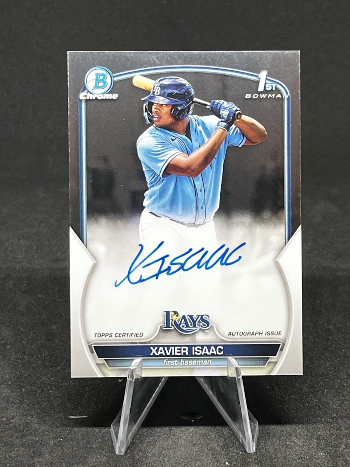 2023 Bowman - Chrome Prospect Autographs Xavier Isaac #CPA-XI (AU, RC)