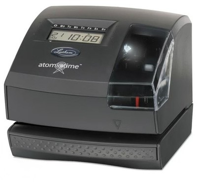 Lathem AtomicTime Traditional Punch Clock Time Clock Punch Clock Machine