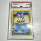 Pokémon Wartortle Base Set 042/102 Uncommon 70 HP Stage 1 Regular PSA 10