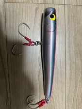 Akiya Popper 215 Hard Lure Fishing Bait Near Mint Blue/Green 8.3in/21cm