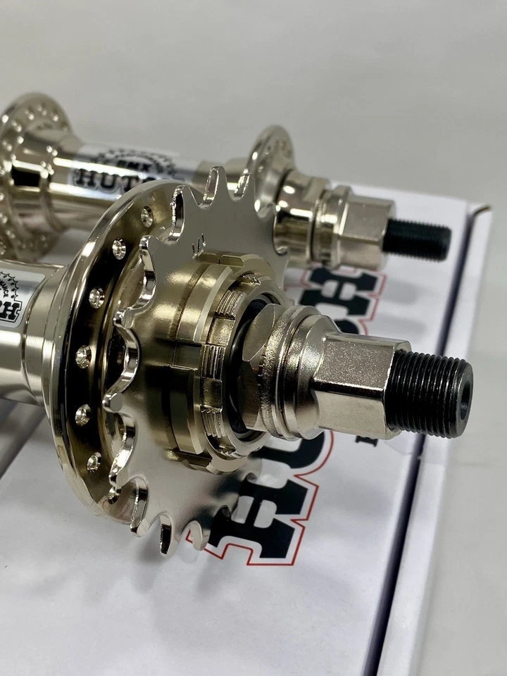 HUTCH BMX HUBS New School Design 17 Tooth 36H Nickel Plated Limited Edition JDB - Image 4 of 4
