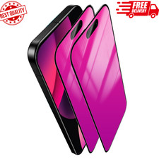 2 Pack for iPhone 17 Privacy Screen Protector Gradient Colorful Anti-Spy Tempere