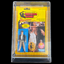 VTG 1982 Kenner Indiana Jones 4-Back MOC Raiders of the Lost Ark ROTLA Figure