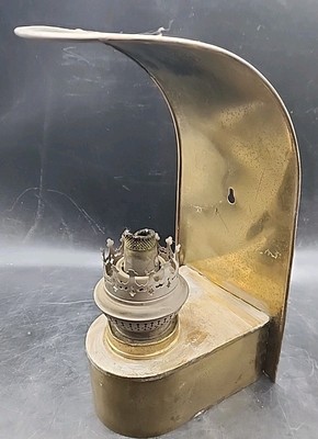 Vintage Kosmos Brenner Wall Ships Collectibles Nautical Oil Lamp - NO Globe