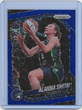 2025 Panini Prizm Blue Velocity Prizm Alanna Smith WNBA #101 Minnesota Lynx