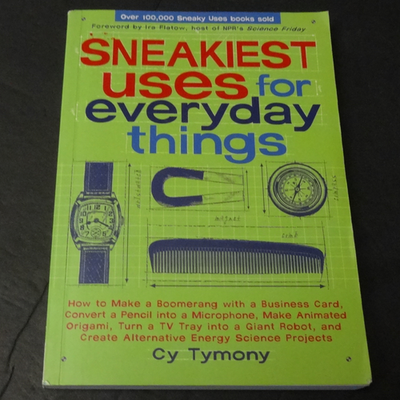 #ad #ad SNEAKIEST USES FOR EVERYDAY THINGS by Cy Tymony Boomerang Origami Robot NEW $16.00
