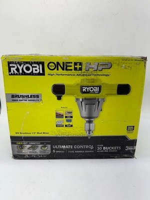 RYOBI ONE+ 18V HP 1/2 Brushless Cordless Mud Mixer (Tool Only) - Main Image