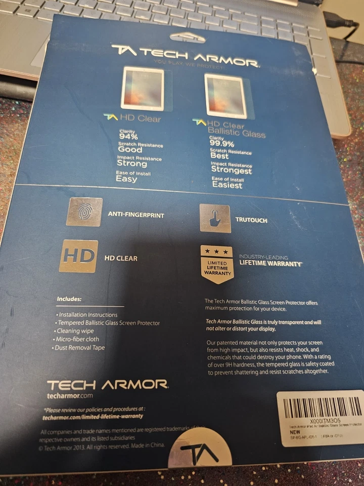 Tech Armor -Screen Protection for Apple iPad Air 2/ iPad Air (2/pk) + I Phone6 - Image 4 of 4