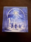 1 oz Silver Colorized Bar - Nativity in Stained Glass (Box & COA)
