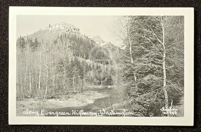 Scarce RPPC Evergreen Higway. Columbia River Washington. C 1950 Skamania County 