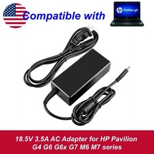 18.5V 3.5A AC Adapter for HP Pavilion G4 G6 G6x G7 M6 M7 series