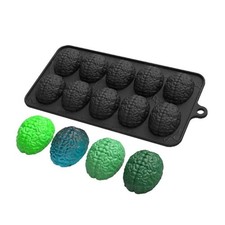Molde de silicona para hornear en casa práctico molde para hornear pasteles de 10 cavidades