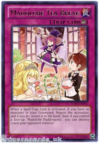 REDU-EN072 Madolche Tea Break Rare UNL Edition Mint YuGiOh Card