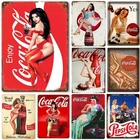 Vintage Enjoy Cola Posters Tin Metal Signs Home Décor Wall Art 8x12