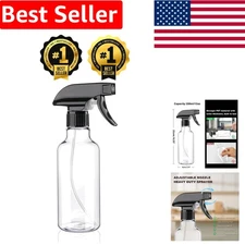 Reusable 12oz Plastic Spray Bottles with Adjustable Nozzle - Eco-Friendly Choice