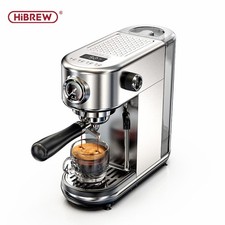 HiBREW 20Bar Espresso Coffee Machine Milk Frother Cappuccino Stainless SteelH10B