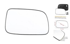 Car Rearview Right Passenger Side Heated Mirror Glass Replacement W/Backing