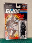 G.I. Joe 25th Anniversary Snake Eyes Single Card 3.75" Figure Hasbro 2008