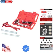 Double Flaring Tool Kit with Tube Bender 1/4",5/16",3/8" and Spring Bender 1/...