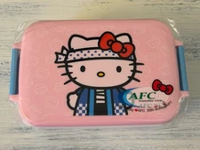 New Hello Kitty Sanrio Sushi Chef AFC 30th Anniversary Kids Lunch Bento Box