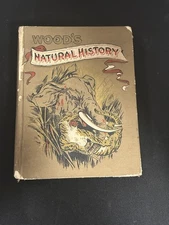 1898 Wood's Natural History HB Illustrated book