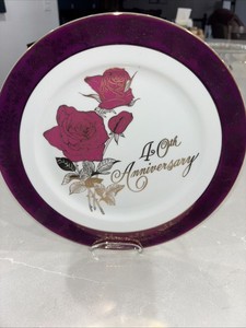 40th Anniversary Plate | eBay